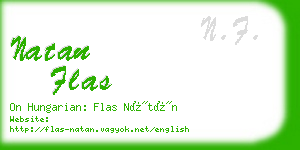 natan flas business card